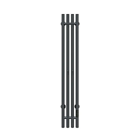 Полотенцесушитель сталь Aringa Токио лесенка 32 - П4 120х30 м/о 150 унив. подкл. электрический графит AR03032GR
