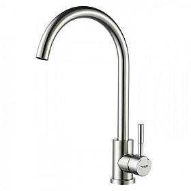 Смеситель для кухни (мойки) Ledeme H98 L74998А-3 матов.хром нерж. сталь
