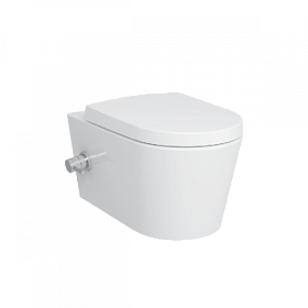 Унитаз подвесной Vitra Nest безободковый смыв с гигиенич.покрытием с функцией биде сид.дюр. микролифт 5176B003-6233