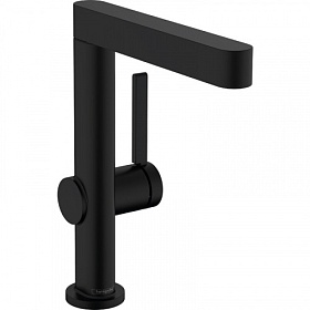 Смеситель для умывальника (раковины) Hansgrohe Finoris 76060670 чёрный латунь