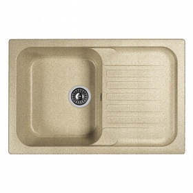 Мойка для кухни Dr.Gans Адель 25.090.C0780.405 прямоуг. 78х51 глуб. 20см вып. 3 1/2" (врезная) крыло универсал терра