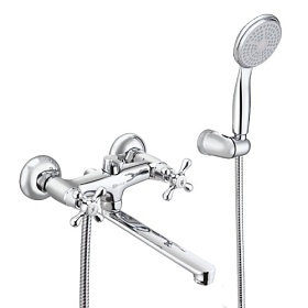 Смеситель для ванны/душа (короткий излив) Lemark Standard LM2113C хром латунь Водяной