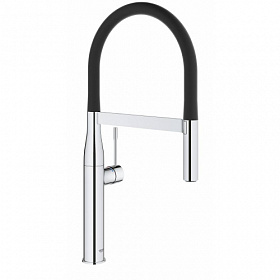 Смеситель для кухни (мойки) Grohe Essence 30294000 гибкий излив хром латунь