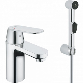 Смеситель для умывальника (раковины) Grohe Eurosmart Cosmopolitan S-size 23125000 с гигиеническим душем хром латунь