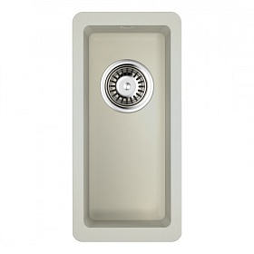 Мойка для кухни Omoikiri Kata 20-U-PA 4993372 прямоуг. 20х42 глуб. 14,7см (толщ.10мм) вып. 3 1/2" (подстольная) пастила