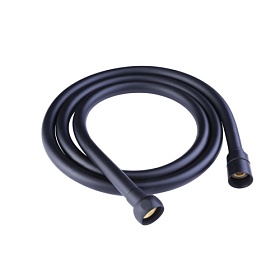 Шланг для душа 150 см имп/конус Iddis Optima Home 04P15BLi19 пластик с защитой от перегибов чёрный Водяной