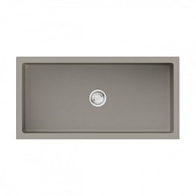 Мойка для кухни Omoikiri Mikura 91-СС 4997091 прямоуг. 91х46 глуб. 21,5см вып. 3 1/2" (врезная, фронтальный монтаж) cappuccino coffee