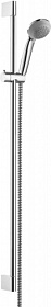 Душевая стойка с лейкой и шлангом Hansgrohe Crometta 85 Mono 959 мм d85 мм круглая 1 реж. 27729000 хром