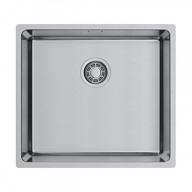 Мойка для кухни Omoikiri Tadzava 49-U/I-IN Ultra 15 4997115 прямоуг. 49х44 глуб. 20см (толщ.1мм) вып. 3 1/2" (врезная, подстольная) нержавеющая стал