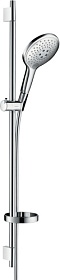 Душевая стойка с лейкой и шлангом Hansgrohe Raindance Select S 3jet 1008 мм d150 мм круглая 3-х реж. 27803000 хром