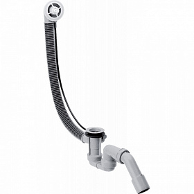 Обвязка для ванны (слив-перелив) Hansgrohe Flexaplus серая 58140180