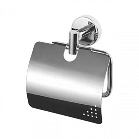 Держатель для туалетной бумаги скоба с крышкой Ledeme 17 L1703 хром
