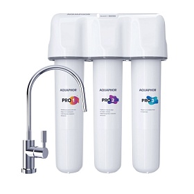 Фильтр под кран питьевой воды 3-х ступ. Аквафор Baby Pro см./элем. Pro1-Pro2-Pro3 для мягкой воды 508583