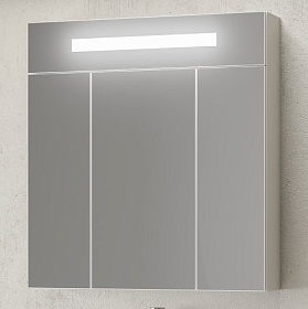 Зеркало-шкаф Smile Фреш 80 белое LED подсветка Z0000010398