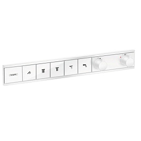Смеситель для душа термостат (внешняя часть) Hansgrohe RainSelect 15384700 белый латунь