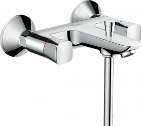 Смеситель для ванны/душа (короткий излив) Hansgrohe Logis 71243000 хром латунь