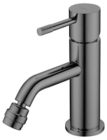 Смеситель для биде Boheme Uno 466-SGM shine gun metal латунь Водяной