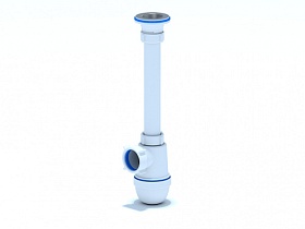 Сифон для раковины вып. 1 1/4" х 40 АНИ Пласт винт 100мм C1000