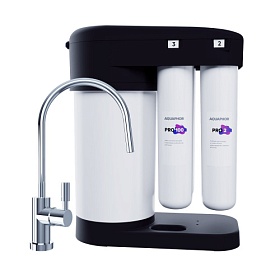 Фильтр под кран питьевой воды 4-х ступ. Аквафор Морион DWM-102S Pro см./элем. Pro1-Pro2-Pro100-ProBMg для мягкой и жёсткой воды обратный осмос 510774