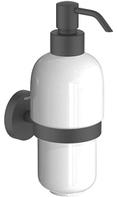 Дозатор жидкого мыла латунь/керамика Aquatek Бетта AQ4605MB чёрный Водяной