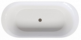 Ванна акрил 170х78 Aquanet Smart 00260047 Gloss Finish овальная на каркасе с панелью и слив-переливом