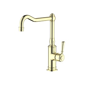 Смеситель для кухни (мойки) Aquatek Классик AQ1580PG золото латунь