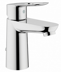 Смеситель для умывальника (раковины) Grohe BauLoop 23336000 хром латунь Водяной