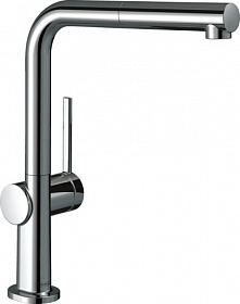 Смеситель для кухни (мойки) Hansgrohe Talis M54 1 jet 72809000 вытяжной излив хром латунь