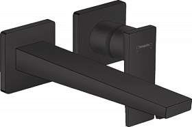 Смеситель для умывальника (раковины) (внешняя часть) Hansgrohe Metropol 32526670 чёрный латунь