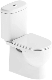 Унитаз-компакт напольный Sanita Luxe Art Comfort с гигиенич.покрытием сид.дюр. микролифт WC.CC/Art/2-DM/WHT.G/S1