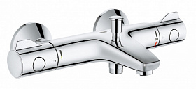 Смеситель для ванны/душа (короткий излив) термостат Grohe Grohtherm 800 34576000 хром латунь Водяной