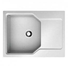 Мойка для кухни Omoikiri Yonaka 65-PA 4993344 прямоуг. 65х51 глуб. 20,7см (толщ.10мм) вып. 3 1/2" (врезная) крыло универсал пастила