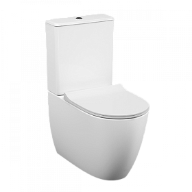 Унитаз-компакт напольный Vitra Sento Rim-Ex безободковый смыв с гигиенич.покрытием сид.дюр. микролифт 9830B003-7203