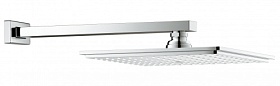 Лейка верхнего душа Grohe Rainshower Allure 26064000 d230 мм 1-реж. хром квадратная с душевым кронштейном