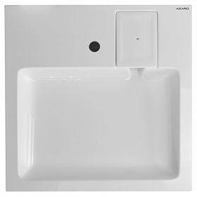 Раковина (умывальник) Azario Slim New 60 подвесная CS00086608 над стиральной машинкой