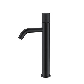 Смеситель для умывальника (раковины) Boheme Stick Matt Black Spirale 122-BB.4 чёрный латунь