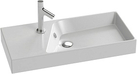 Раковина (умывальник) Jacob Delafon Rythmik 80 подвесная EXP112-00 со столешницей слева Водяной