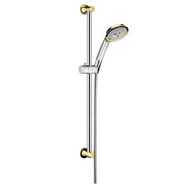 Душевая стойка с лейкой и шлангом Hansgrohe Raindance Classic 969 мм d580х260 мм круглая 3-х реж. 27843090 хром