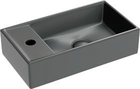 Раковина (умывальник) Ceramica Nova Element 36 антрацит подвесная CN6051RMDH