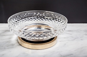 Мыльница Boheme Murano Crystal 10205 золото Водяной