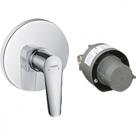 Смеситель для душа внеш. и скрытая часть (в сборе) Hansgrohe Logis E СМ 71608000 хром латунь