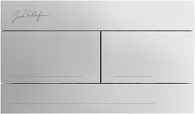 Кнопка смыва (клавиша) для инсталляции Jacob Delafon прямоугольная хром глянец E4316-CP Водяной