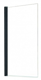 Шторка на ванну жёст. 80х140 Azario Merrit AZ-NF6211-1 800 Black распашная