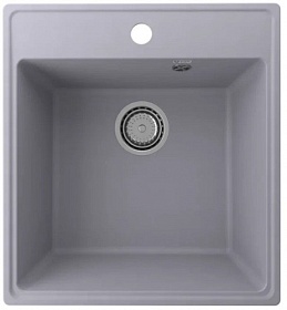 Мойка для кухни Ulgran Quartz Forte 460 Forte 460-05 прямоуг. 46х50 глуб. 18см вып. 3 1/2" (врезная) бетон