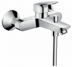 Смеситель для ванны/душа (короткий излив) Hansgrohe Logis ВМ 71400000 хром латунь Водяной