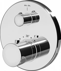 Смеситель для душа термостат (внешняя часть) AM.PM Like F8075600 хром латунь Водяной