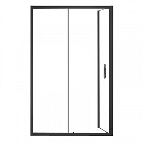 Душевой уголок поддон отдельно 120х80 прямоугольный Azario Milton AZ-ND1131-L 1200 BLACK Водяной