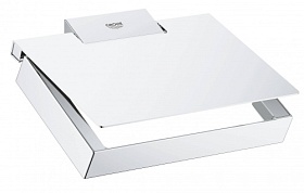 Держатель для туалетной бумаги с крышкой Grohe Selection Cube 40781000 хром
