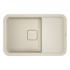 Мойка для кухни Omoikiri Tasogare 78-PA 4993746 прямоуг. 78х51 глуб. 19см (толщ.10мм) вып. 3 1/2" (врезная) крыло универсал пастила