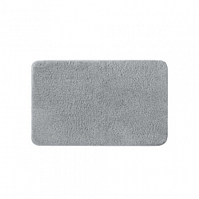 Коврик для ванной комнаты Iddis Base 80х50 термопластичная резина TPR / микрофибра серый